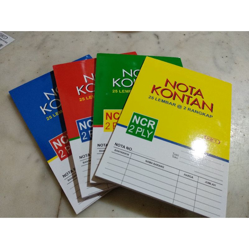 

Nota kontan 2 ply kiky , isi 25 lmb