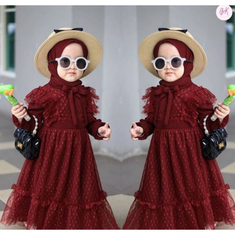 Gamis anak brukat