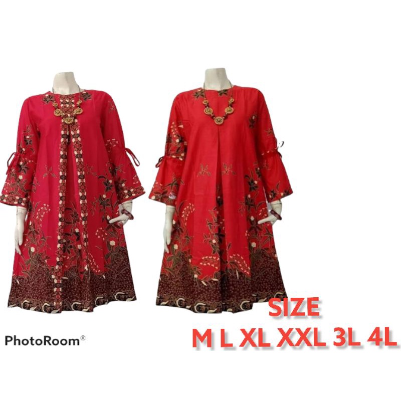 TUNIK BATIK CANTIK-TUNIK BATIK KANTOR-TUNIK BATIK MODERN