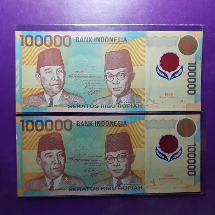 TERBARU uang 100000 rupiah polymer