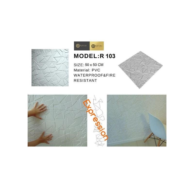 HARGA PROMO Wallpanel PVC 3D ROYAL WALLPANEL-6