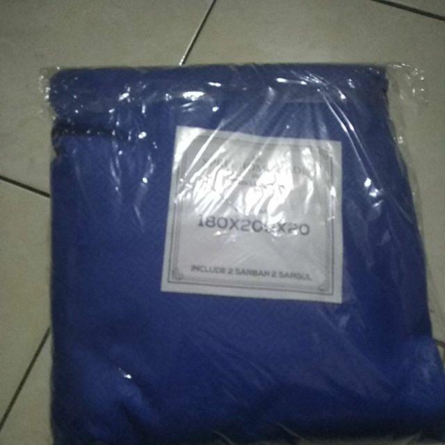 Sprei Bahan Halus Adem Include 2 Sarban 2 Sargul