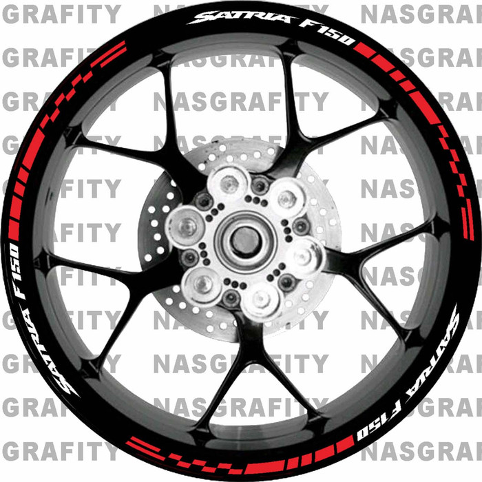 sticker velg racing satria fu 150 Ori