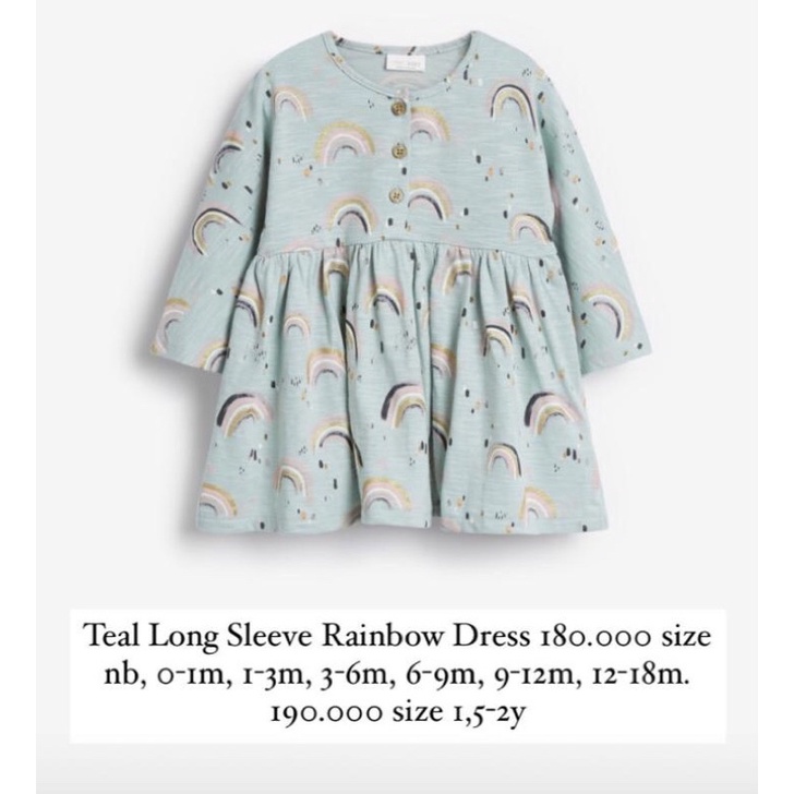 Preloved Baju Bayi Peremphan Dress merk NEXT