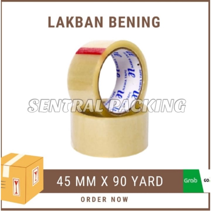 

LAKBAN BENING DAN COKLAT 45mm x 90 Yard / Pcs