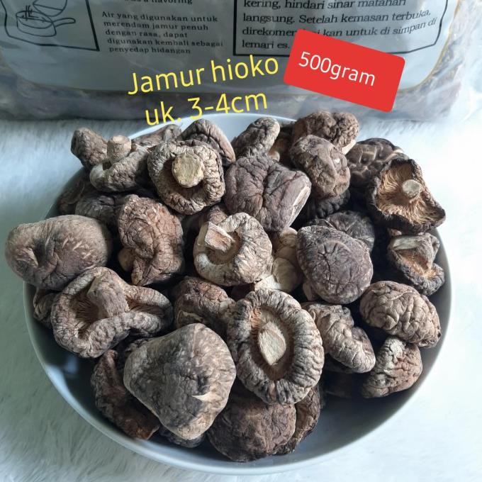 

TERMURAH Jamur Hioko - Shiitake 100% Asli (500gr Repack) Kode 123