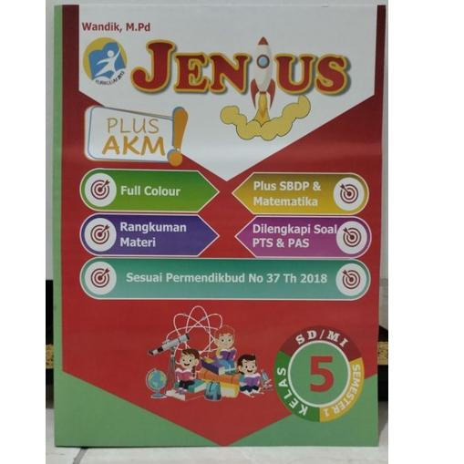 

Terlaris.. Buku JENIUS KELAS 5 SD/MI Semester 1 Tahun 2022