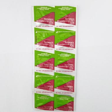 BRONEX TABLET 8MG OBAT BATUK PER STRIP 10 TABLET