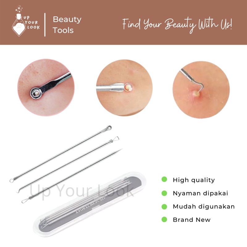 Alat ekstraksi komedo dan jerawat acne beauty tools alat kecantikan