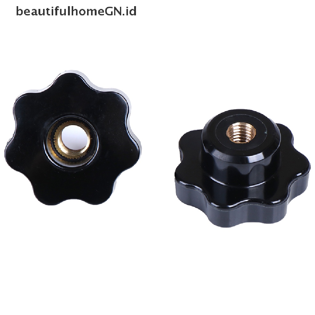 Kepala Clamping Nuts Knob M5 M6 M8 M10 M12 Female Thread Seven Star