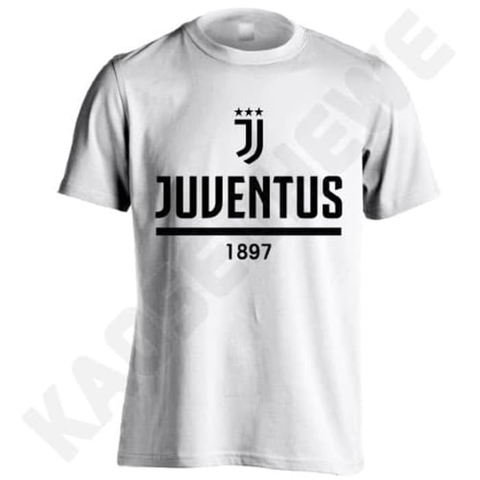 KAOS JUVENTUS 1897 - 02 - BK - PUTIH UKURAN S-XXL