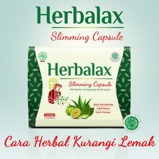 ⭐BAGUS⭐ HERBALAX SLIMMING CAPSULE | Obat Diet / Pelangsing