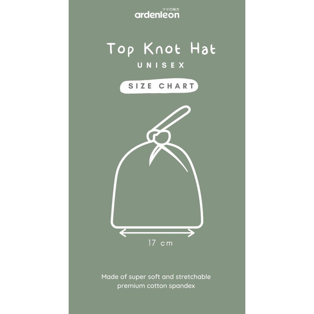 Ardenleon Prints Top Knot Hat / Topi Bayi / Kupluk Bayi (Tersedia Varian Motif)