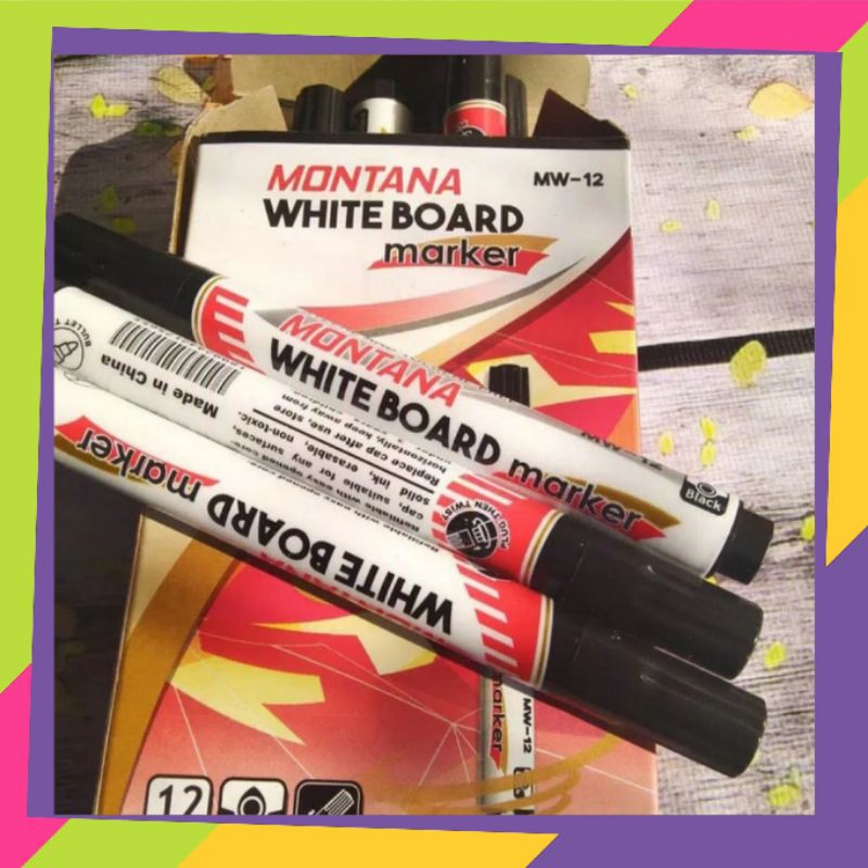 

RB Spidol Whitebeard Montana 1 pak Isi 12pcs