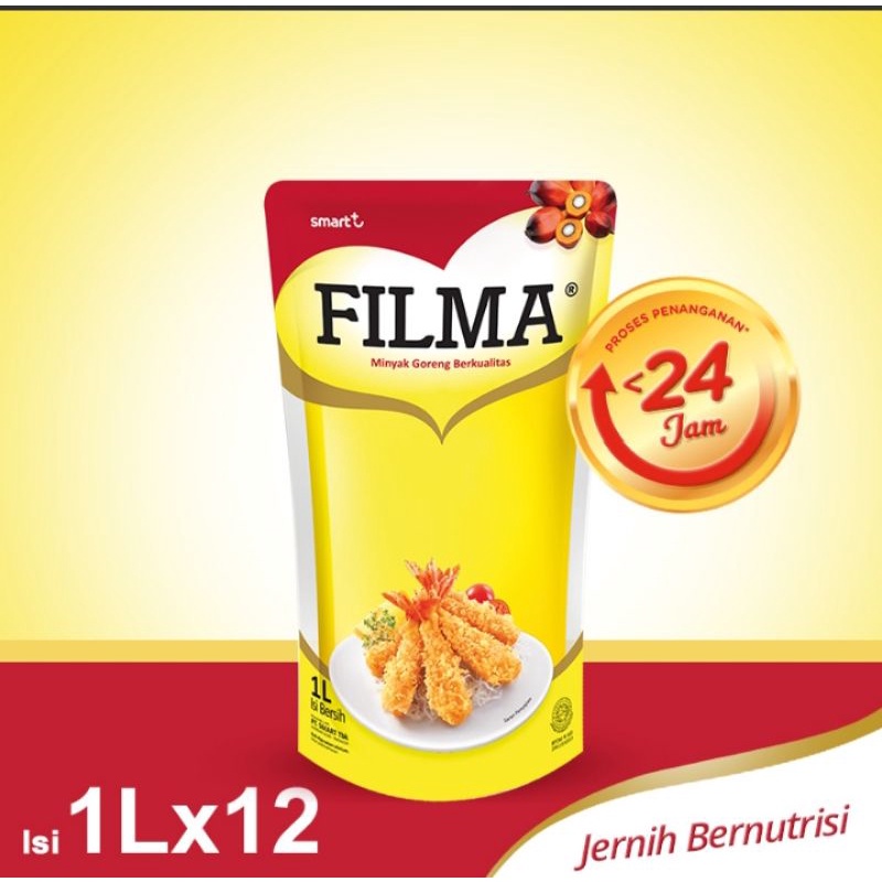 Minyak goreng Filma 1 liter perdus 12pcs