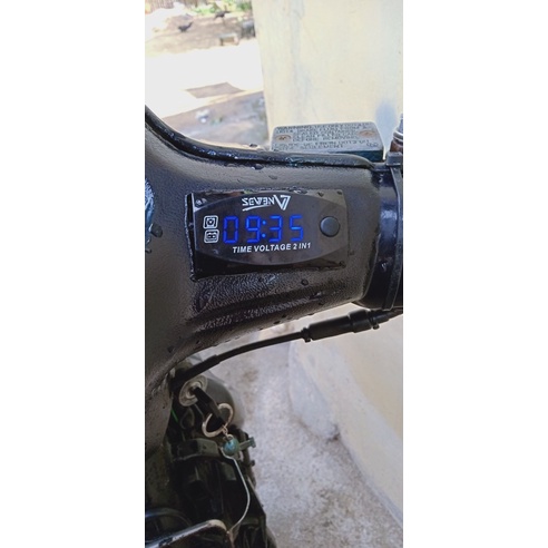 Volt meter aki voltase waktu suhu 3in1 VOLTMETER AKI WATERPROOF