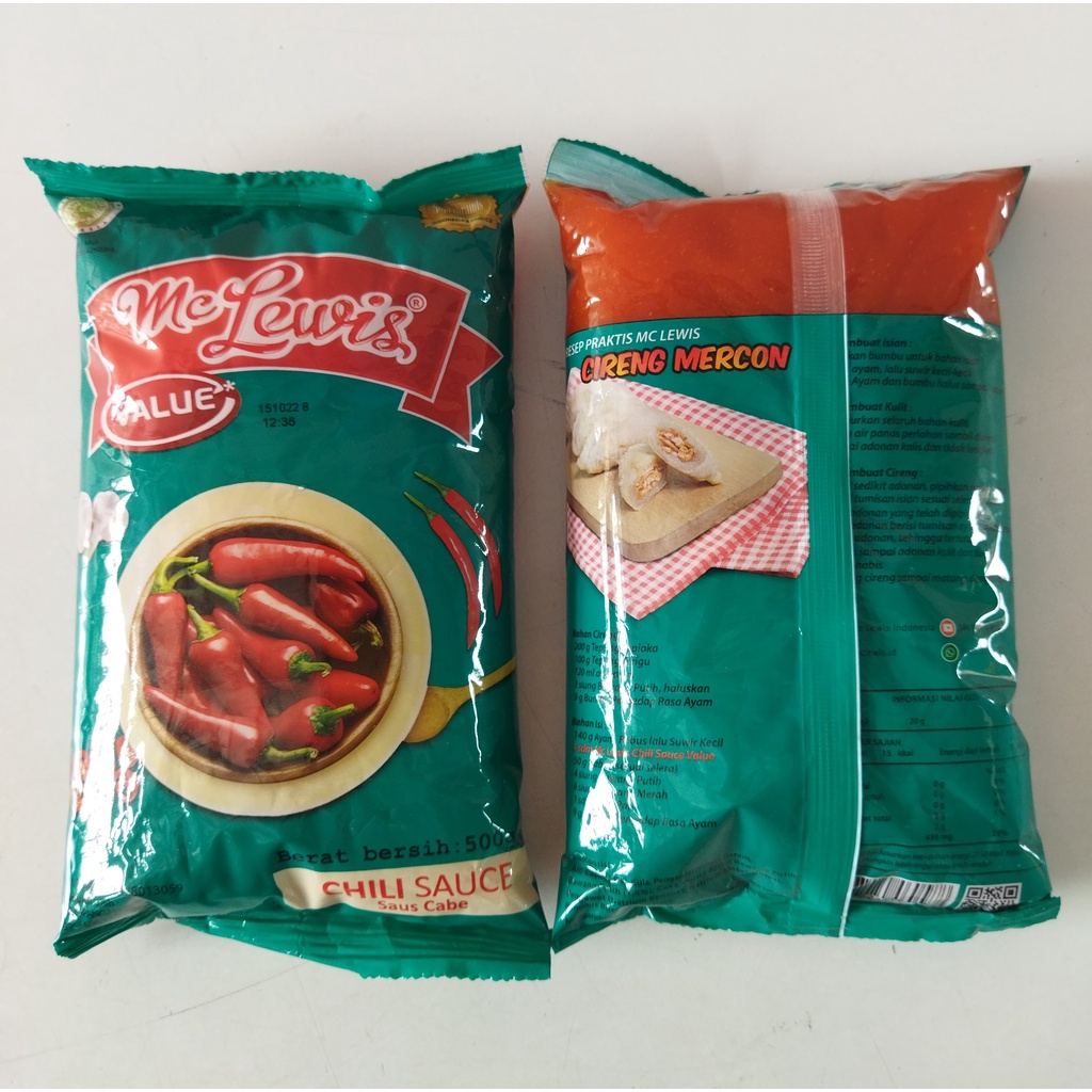 

Mc Lewis Saus Sambal 500gr