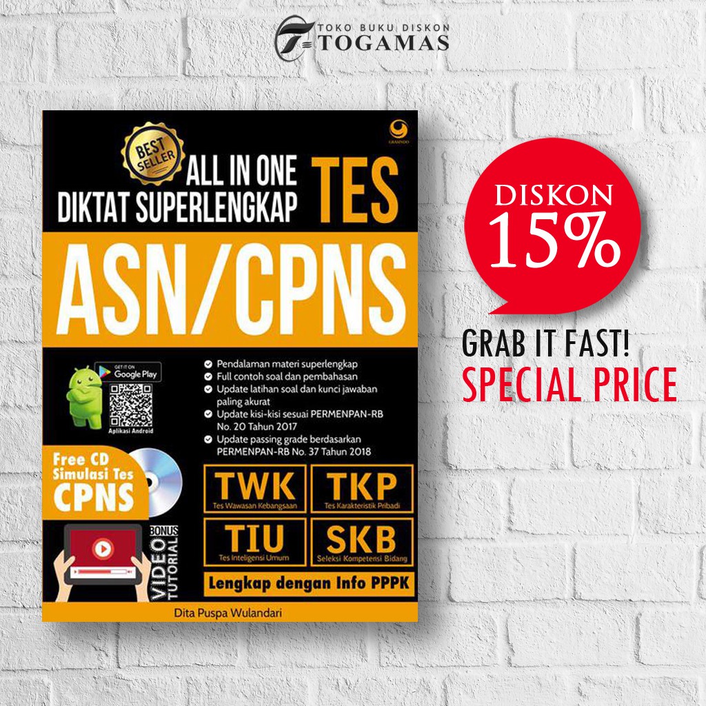 ALL INE ONE DIKTAT SUPERLENGKAP TES ASN CPNS NEW EDITION - ORI