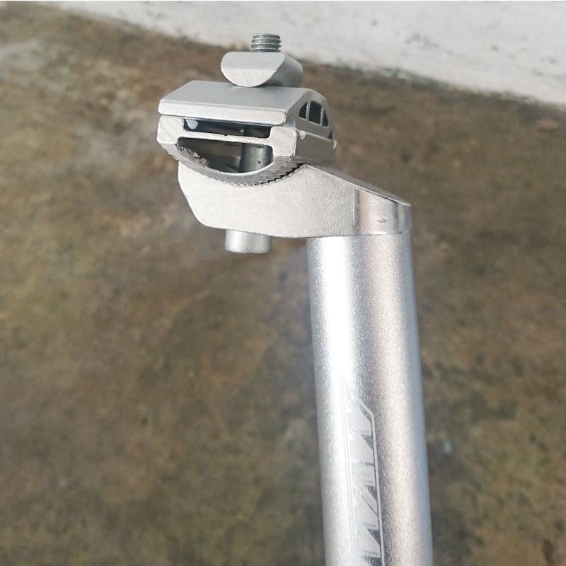 Seatpost Tiang Sadel Sepeda 25.4 mm Panjang 360 mm Silver