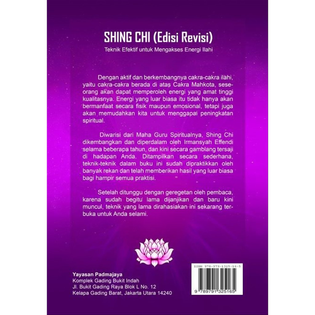 Buku Shing Chi Irmansyah Effendi Shopee Indonesia