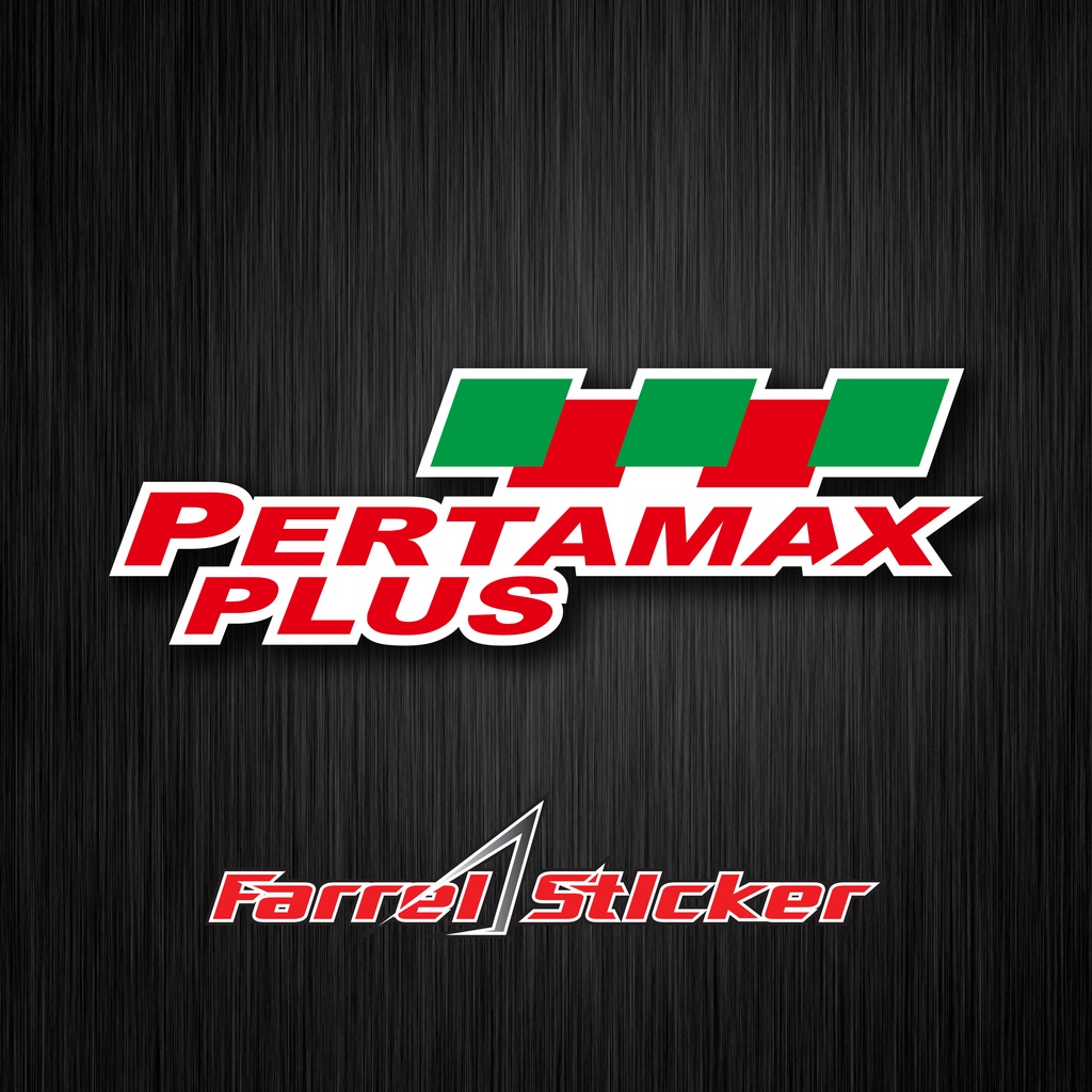 STIKER PERTAMAX sticker PERTAMAX PLUS