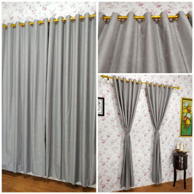 GORDEN POLOS EMBOS WARNA ABU-ABU/SILVER ABU MUDA PINTU DAN JENDELA MODEL SEMOKERING HOMEMADE