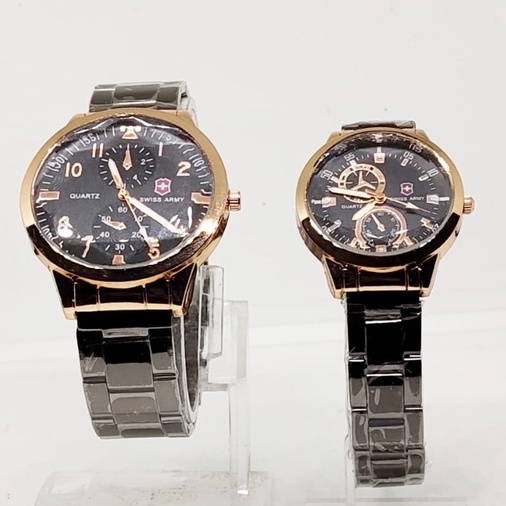 Jam tangan couple terbarumewah rantai elegan