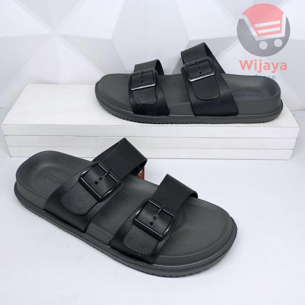 Sandal Slop Pria New Era 5002 Sendal Selop Karet Cowok Laki-Laki Kenyamanan dan Gaya untuk Setiap Hari