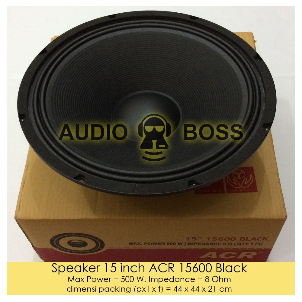 Speaker 15 inch ACR 15600 Black   Speaker ACR 15 inch 15600 Hitam