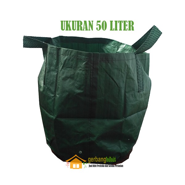 Planter Bag 50 Liter Hijau Pot Tanaman