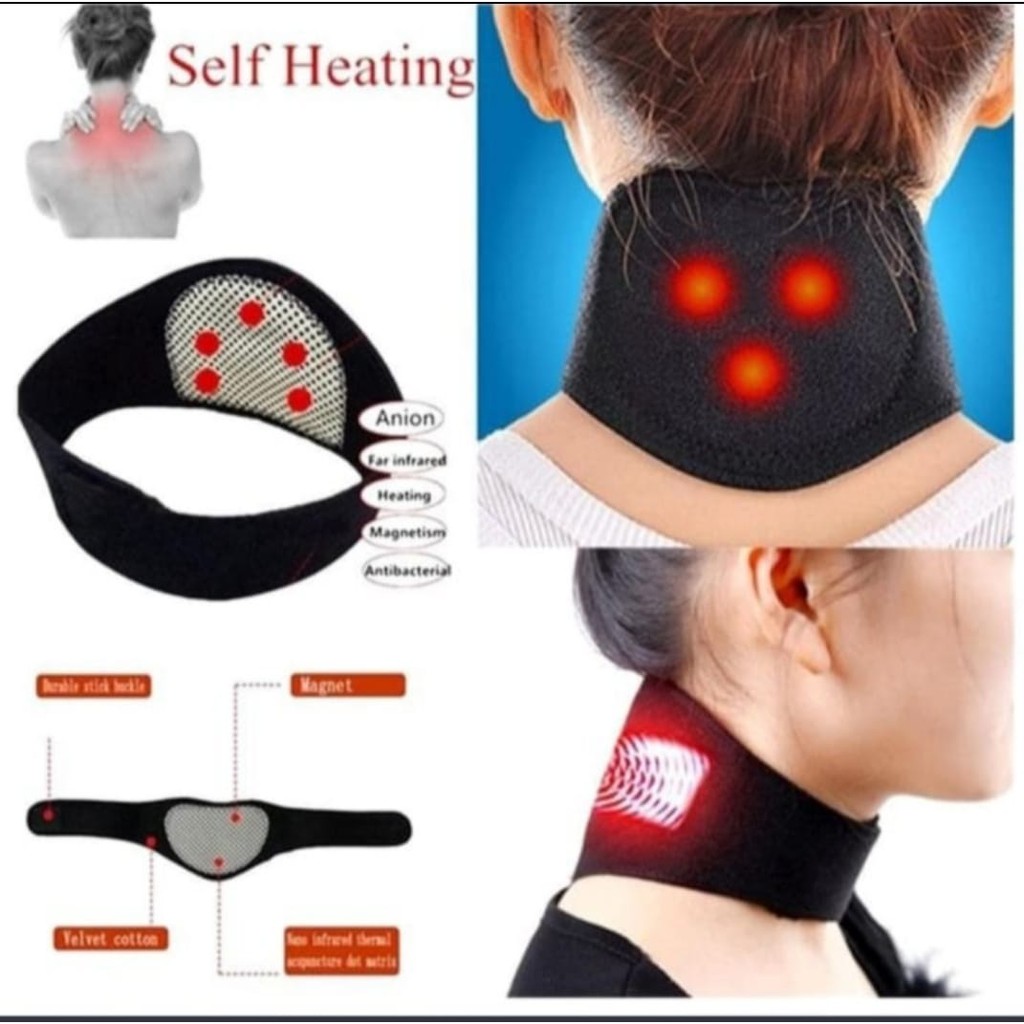 Sabuk Terapi Pemanas Magnetic Kesehatan Theraphy Self Heating Untuk Lutut Pinggang Punggung Dan Leher