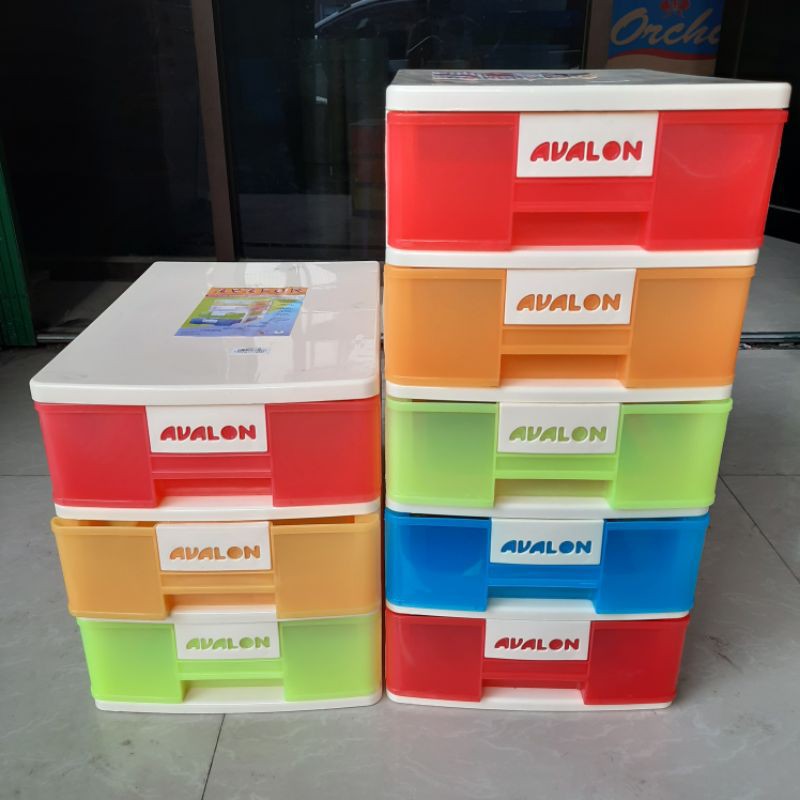 Laci Mini / Mini Container / Tempat ATK AVALOR susun 3-4- 5