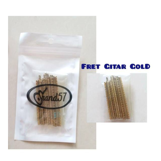 fret gitar elektrik fret gold