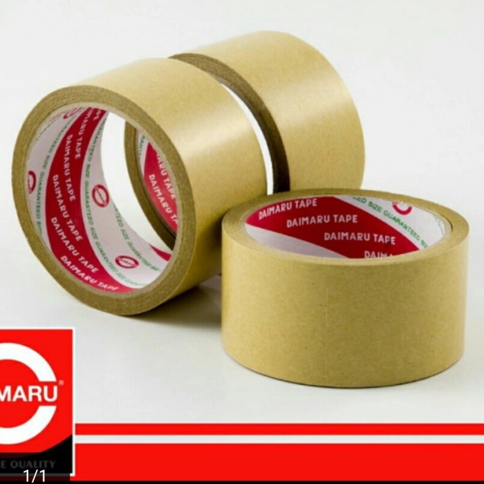 

Terbatas Kraft Tape Lakban Kertas Coklat Daimaru Diskon