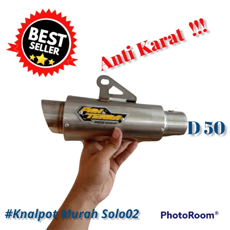 Knalpot FANTERA Slincer Only D50 Free Perr &amp; Suara Mantul