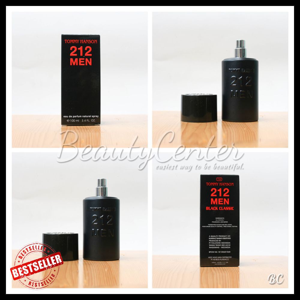 Parfum Tommy Hanson 212 Men Black Classic / 100ml