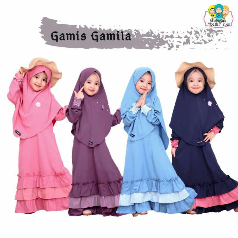 GAMIS GAMILA BY GHANIYYAH MOESLEM KIDS