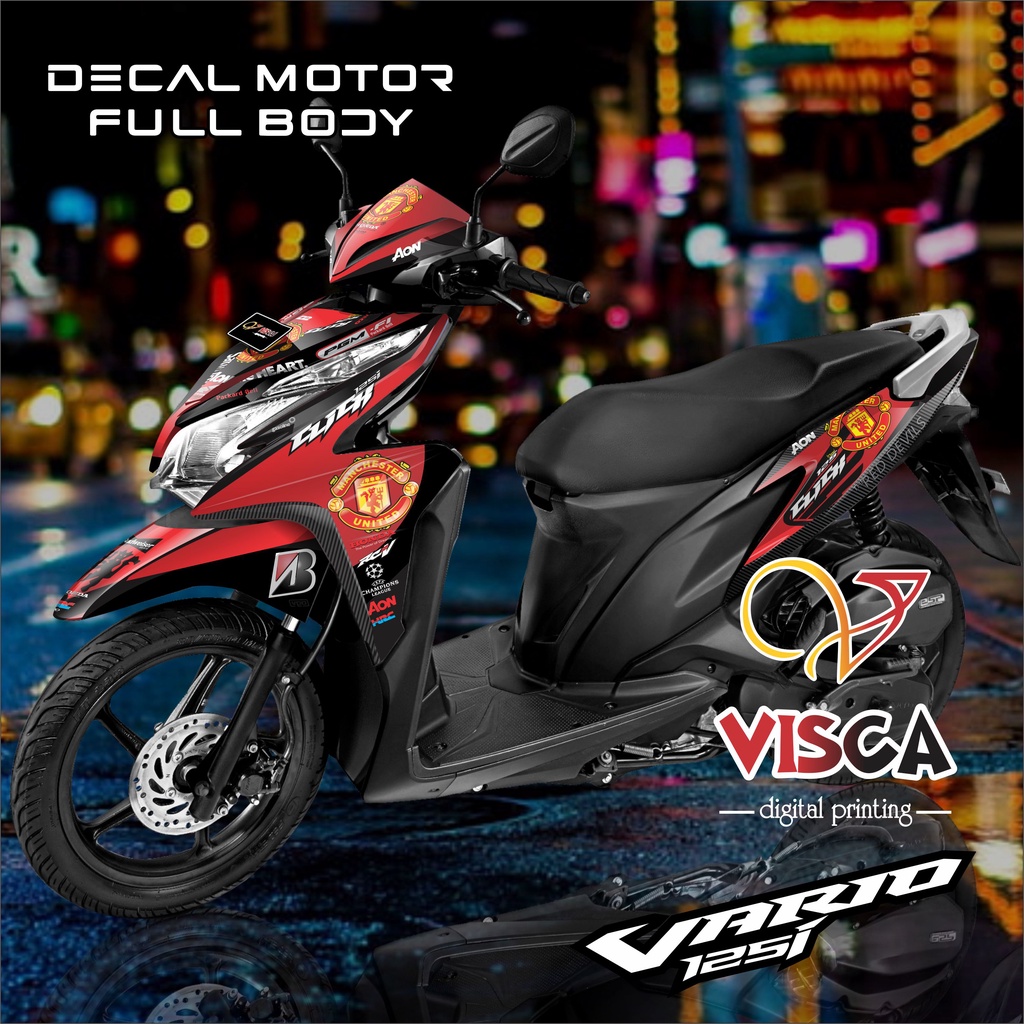 decal vario 125 old decal vario 125 2013 2014 2015 Manchester United