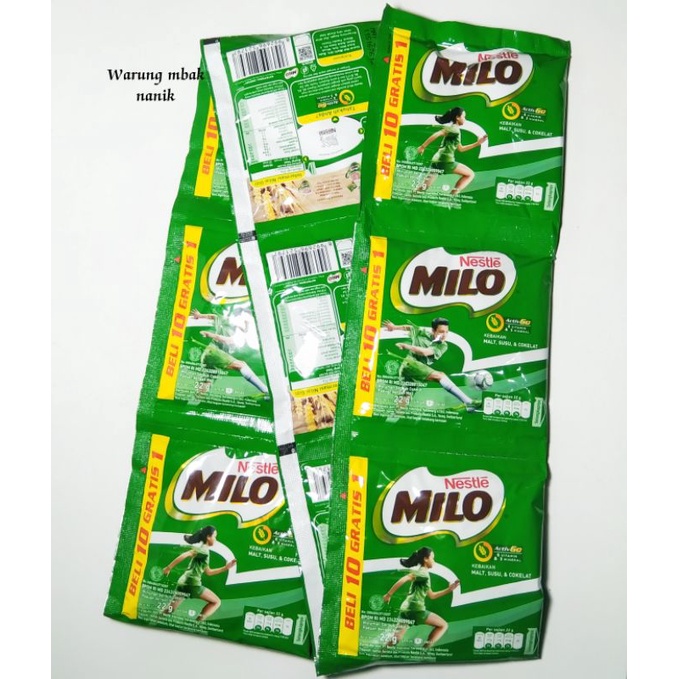 

Milo renceng Aktive Go 1renceng isi 10sachet