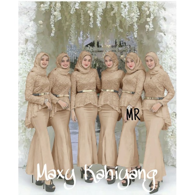 PCS MAXY KAHIYANG 2 UKURAN L DAN XL MR ADA VIDEO REVIEW ASLI PRODUK FASHION PAKAIAN WANITA DRESS GAMIS MAXI