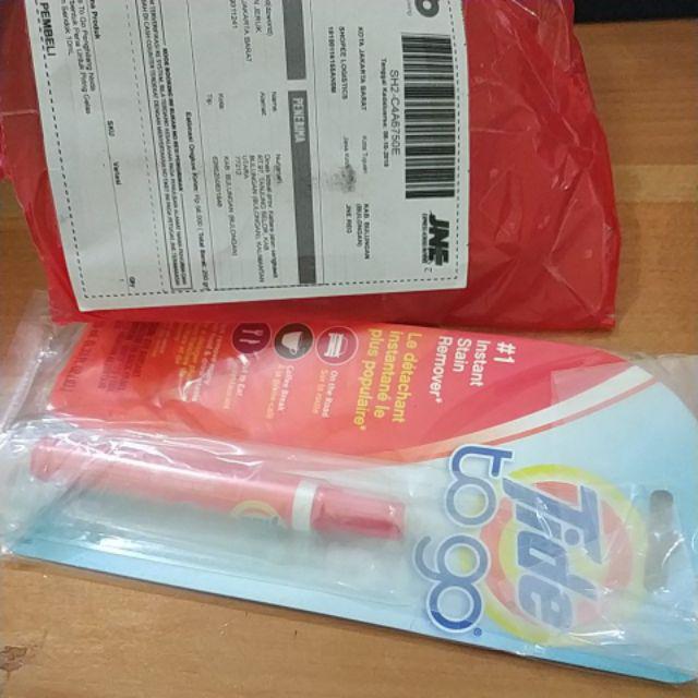 Tide To Go Penghilang Noda Berbentuk Pena Untuk Piring Gelas Dan Sendok 10ml