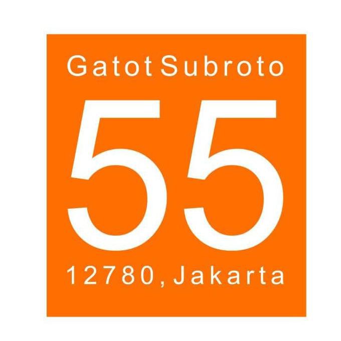 

Stiker Nomor Rumah Jalan Kode Pos Cutting Sticker Custom / Nomer - Hijau