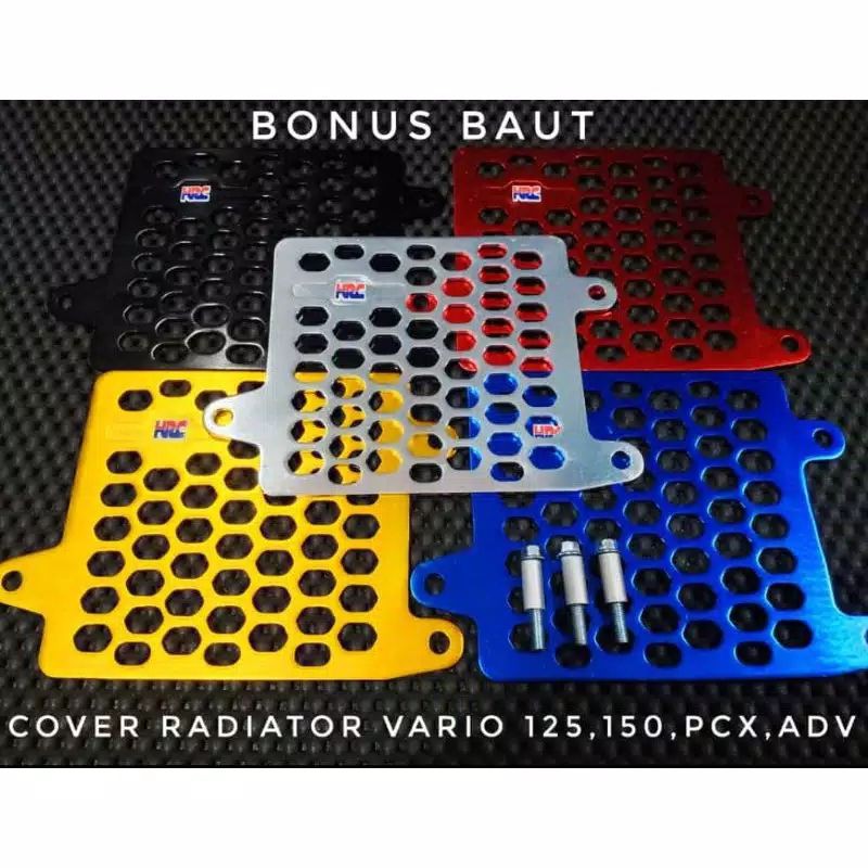 cover radiator cnc vario 150 - vario 125 - pcx - adv model  cover radiator Vario adv cnc