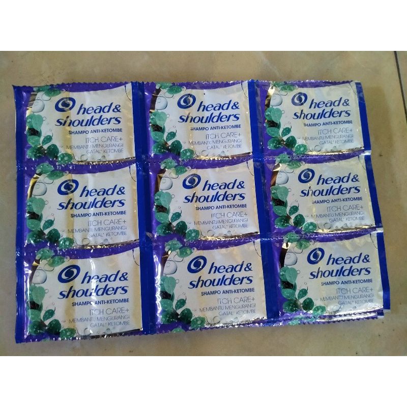 Samphoo head &amp; shoulders 24 sachet x 5ml (1 renteng)