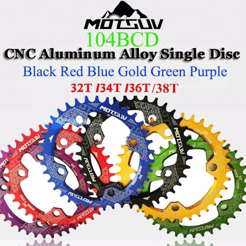 chainring MTB BCD 104 32T 34T 36T 38T