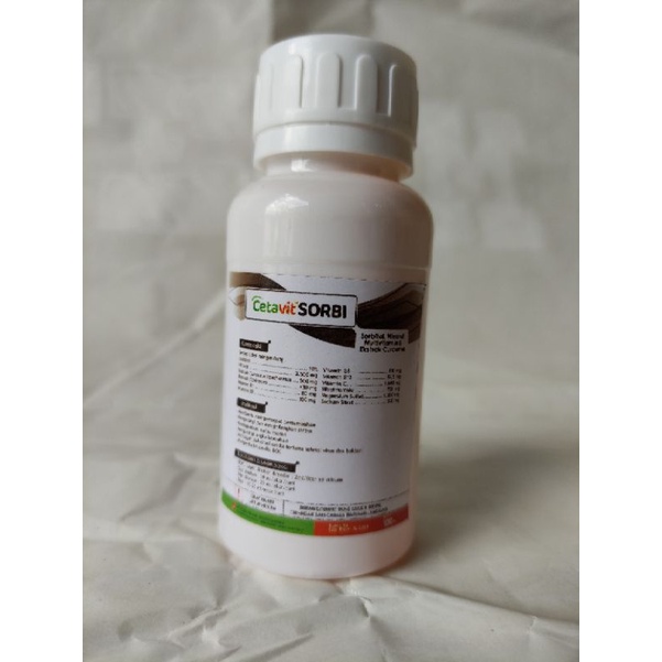 CETAVIT SORBI, MENGANDUNG SORBITOL, MULTIVITAMIN & EKSTRAK HERBAL ALAMI