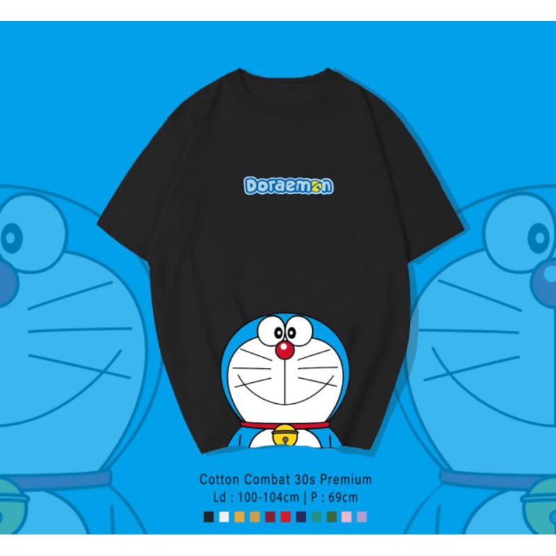 T-SHIRT / TUMBLR TEE KAOS DORAEMON OVERSIZE PREMIUM