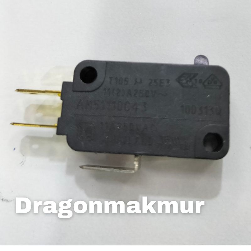 switch otomatis magic com 3 pin lembut/micro switch magic jar 3 kaki/switch otomatis magic com 3kaki
