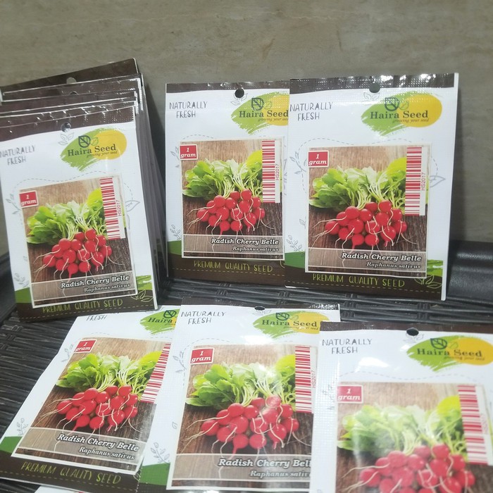 Benih Bibit Lobak Radish Cherry Belle Haira Seed Shopee Indonesia
