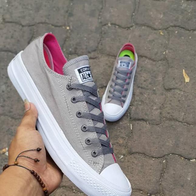 NEW CONVERSE CT SIZE 36-40 SEPATU WANITA SNEAKERS CASUAL PINK BLUE ABU - NAVY, 36 FREE ONGKIR
